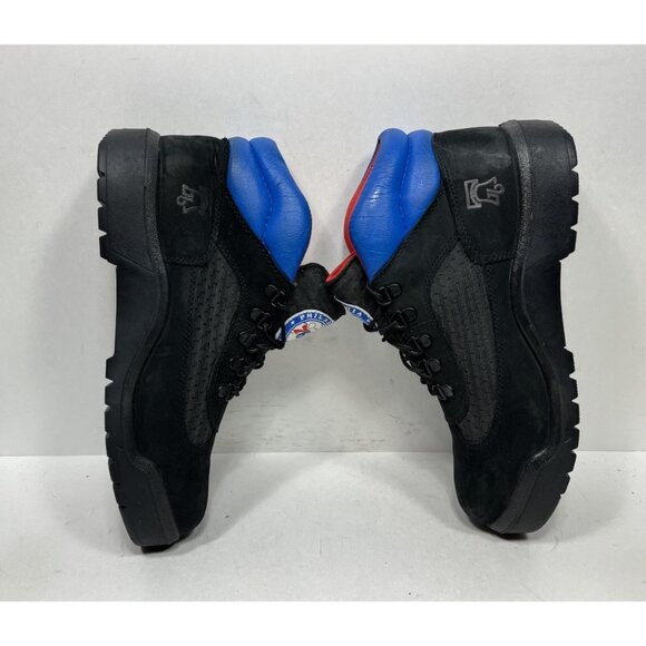 Timberland NBA x Field Boot Philadelphia 76ers Men’s Size 9.5 Black Nubuck - Picture 5 of 8